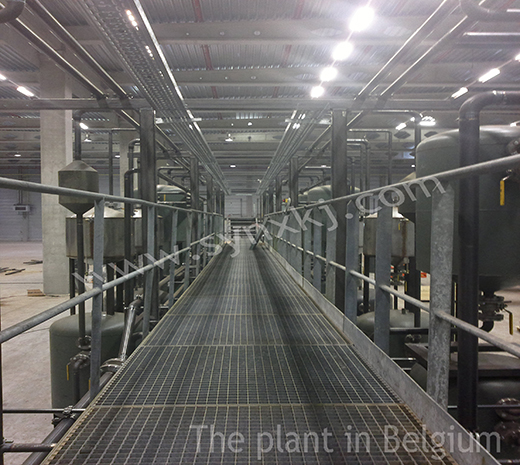 The plant in Belgium