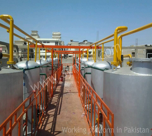 Working platform in Pakistan