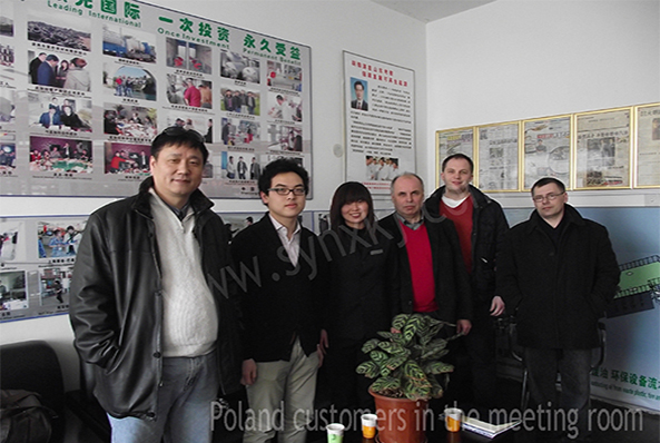 Poland customers in the meeting room